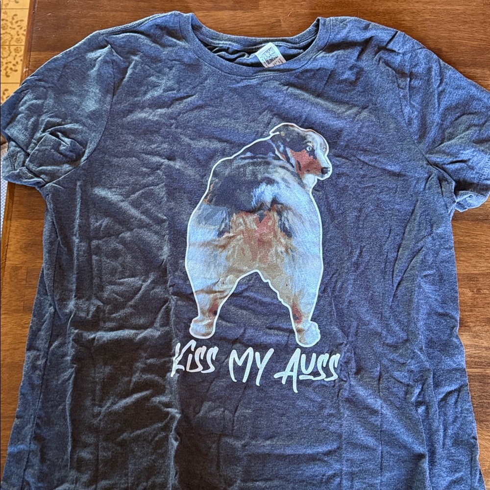 Dog Graphic T-Shirt - Gray